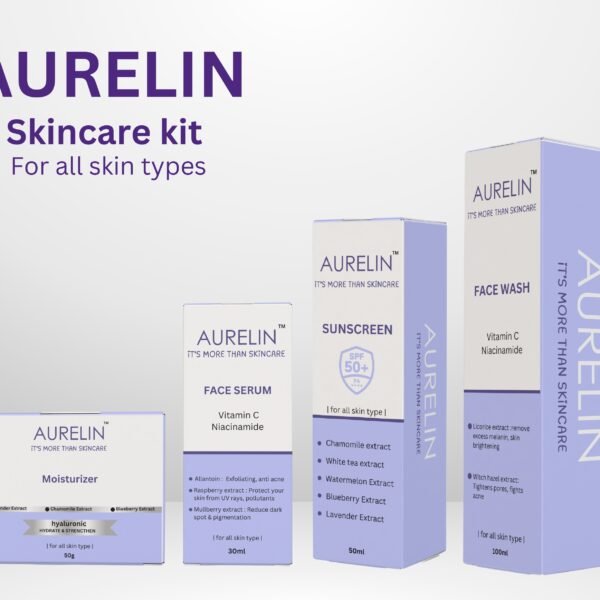 Face Wash + Serum + Moisturizer + Sunscreen