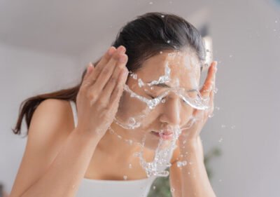 Girl Washing Face